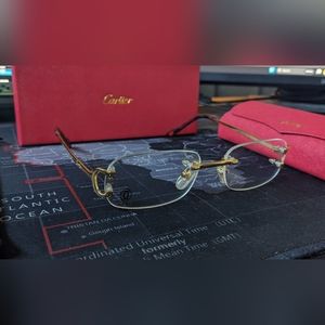 Cartier style clear glasses